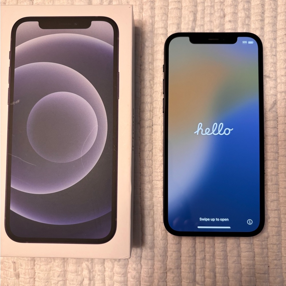 Apple iPhone 12 Midnight Black - ATT